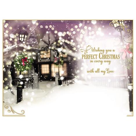 3D Holographic One I Love Me to You Bear Christmas Card Extra Image 1